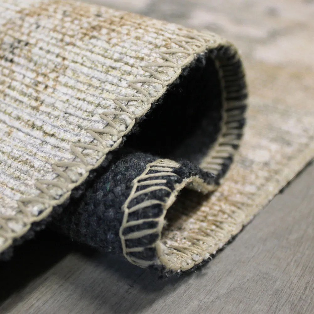 Szürkésbézs mosható szőnyeg 115x170 cm Lila Abstract – Flair Rugs