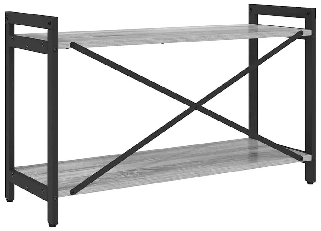 Könyvszekrény Szürke sonoma 80 x 30 x 48.5 cm Faanyag