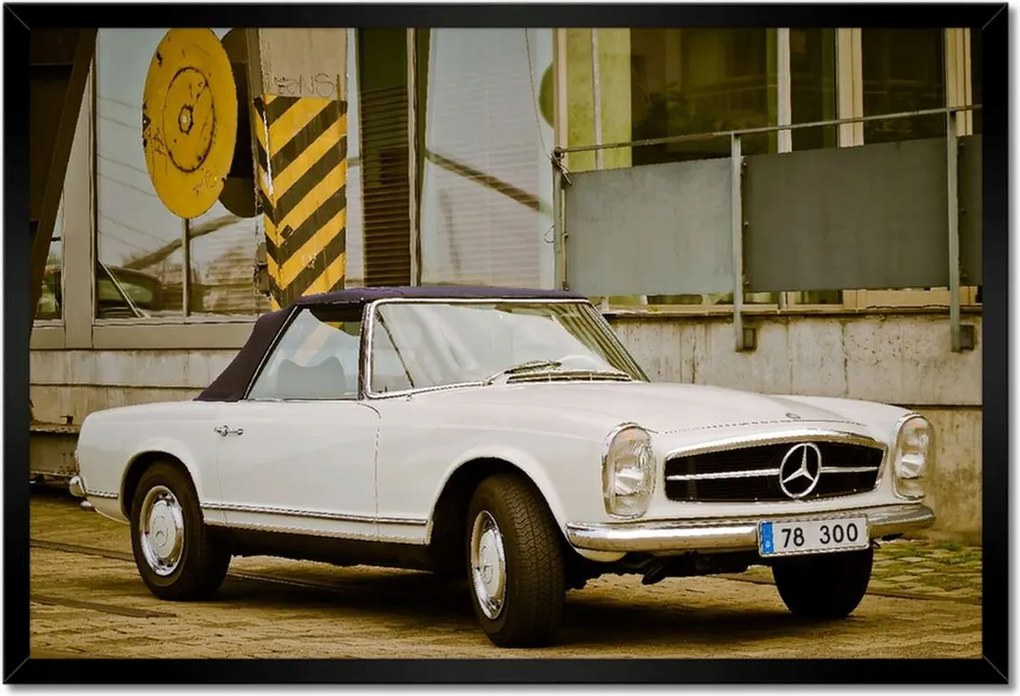 Poszterek keretben 60x40 Mercedes kabrió