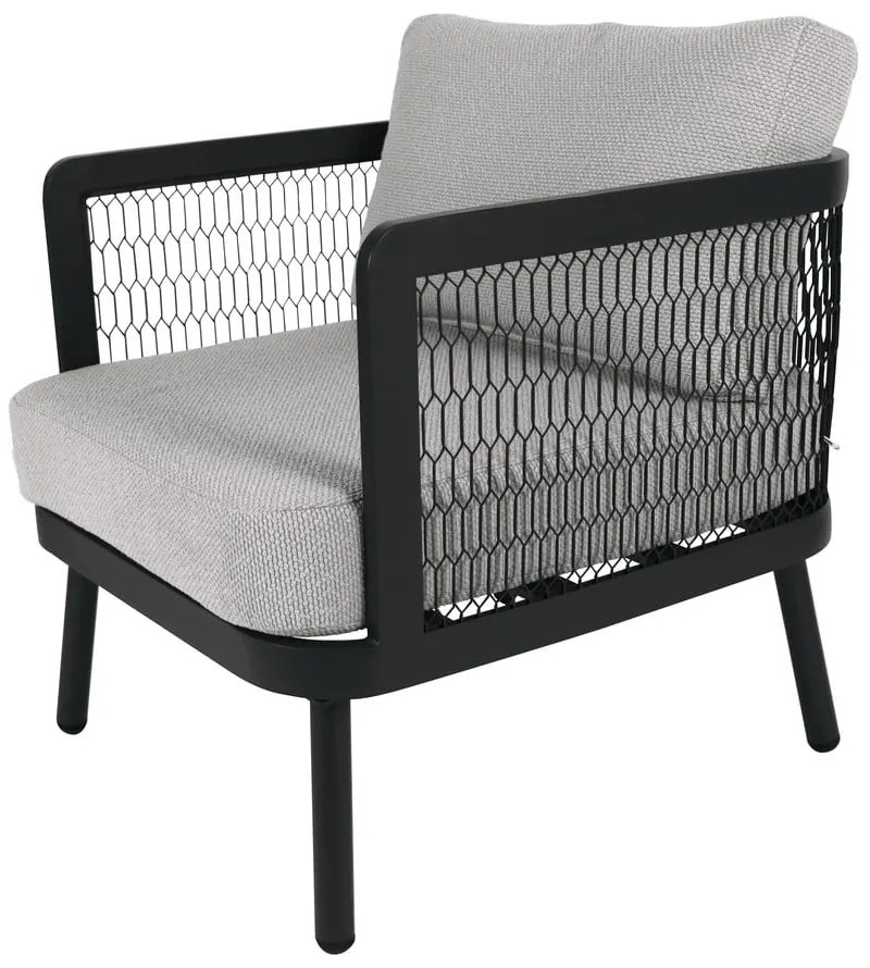 Szürke fém kerti fotel Edinburgh Duo – Rojaplast