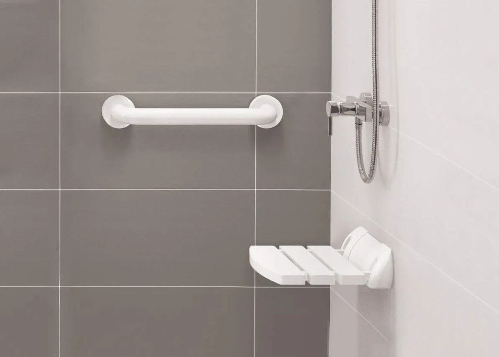 Deante Vital kiegészítők, függő összecsukható szék, fehér, NIV_651A