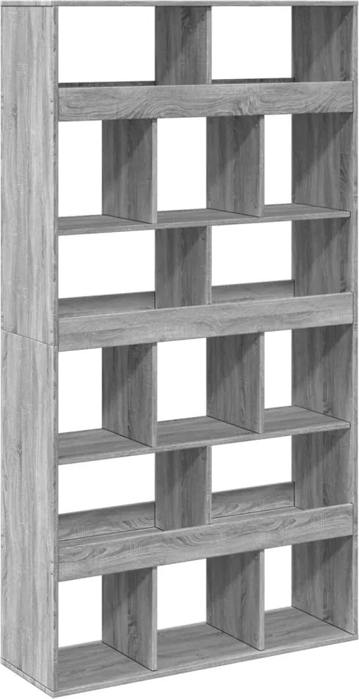vidaXL szürke sonoma színű szerelt fa térelválasztó 100x33x187,5 cm