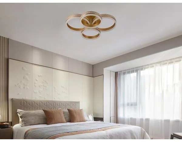 LED dimmelhető felületre szerelhető csillár LED/150W/230V 3000-6500K + távirányító