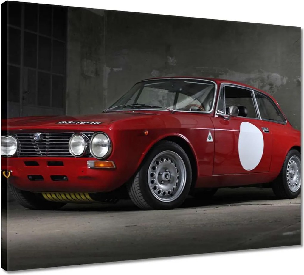 Vászonkép 50x40 Piros Alfa Romeo