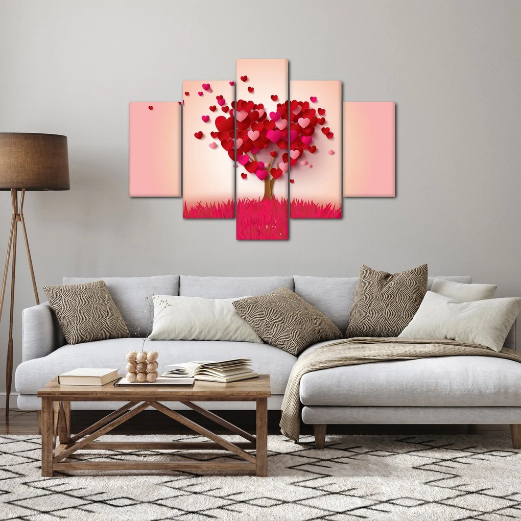 Egy szívfa képe (150x105 cm)