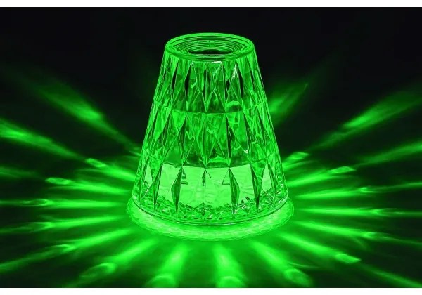 Rabalux 76004 - LED RGB Dimmelhető újratölthető asztali lámpa SIGGY LED/2W/5V 3000K