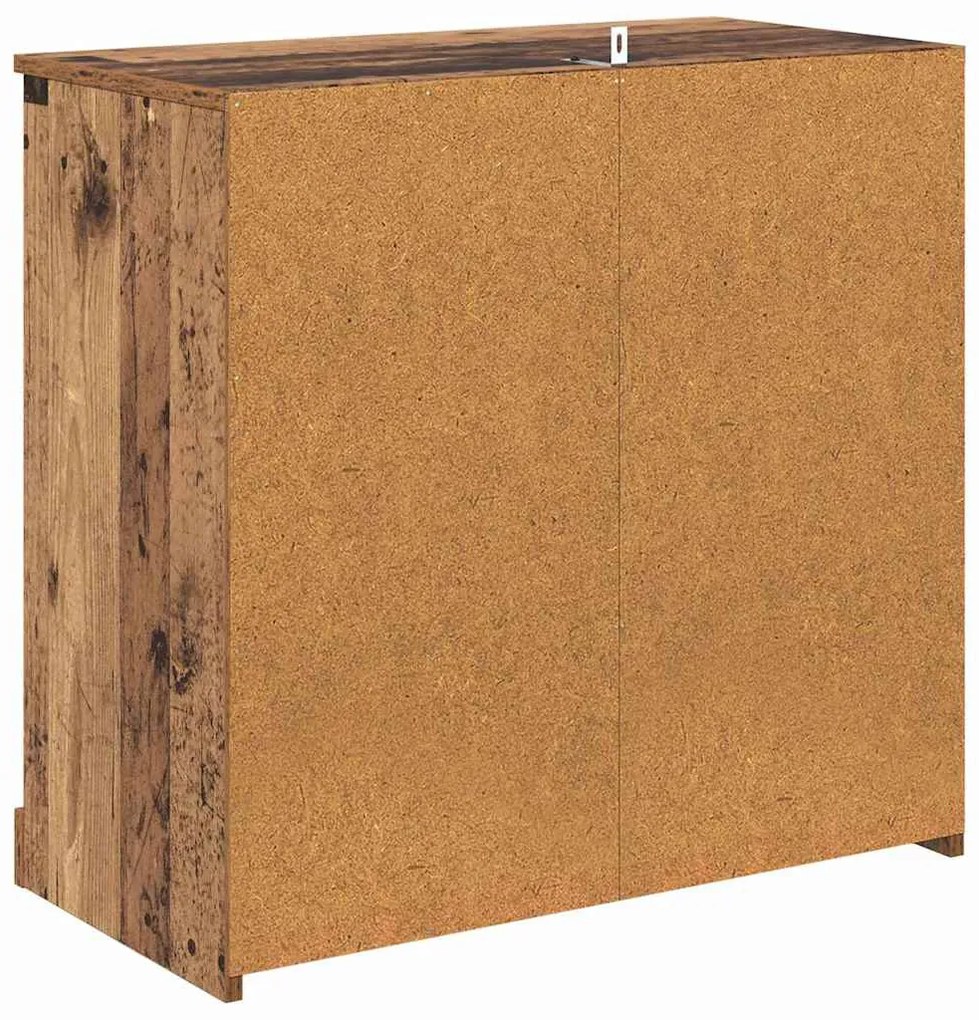 Magasfiú fiókkal Öreg fa 70 x 35,5 x 67,5 cm Faanyag