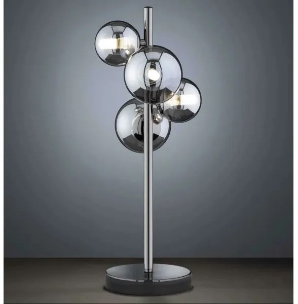 Wofi 8014.04.24.9000 - LED asztali lámpa 4xG9/3W/230V fekete