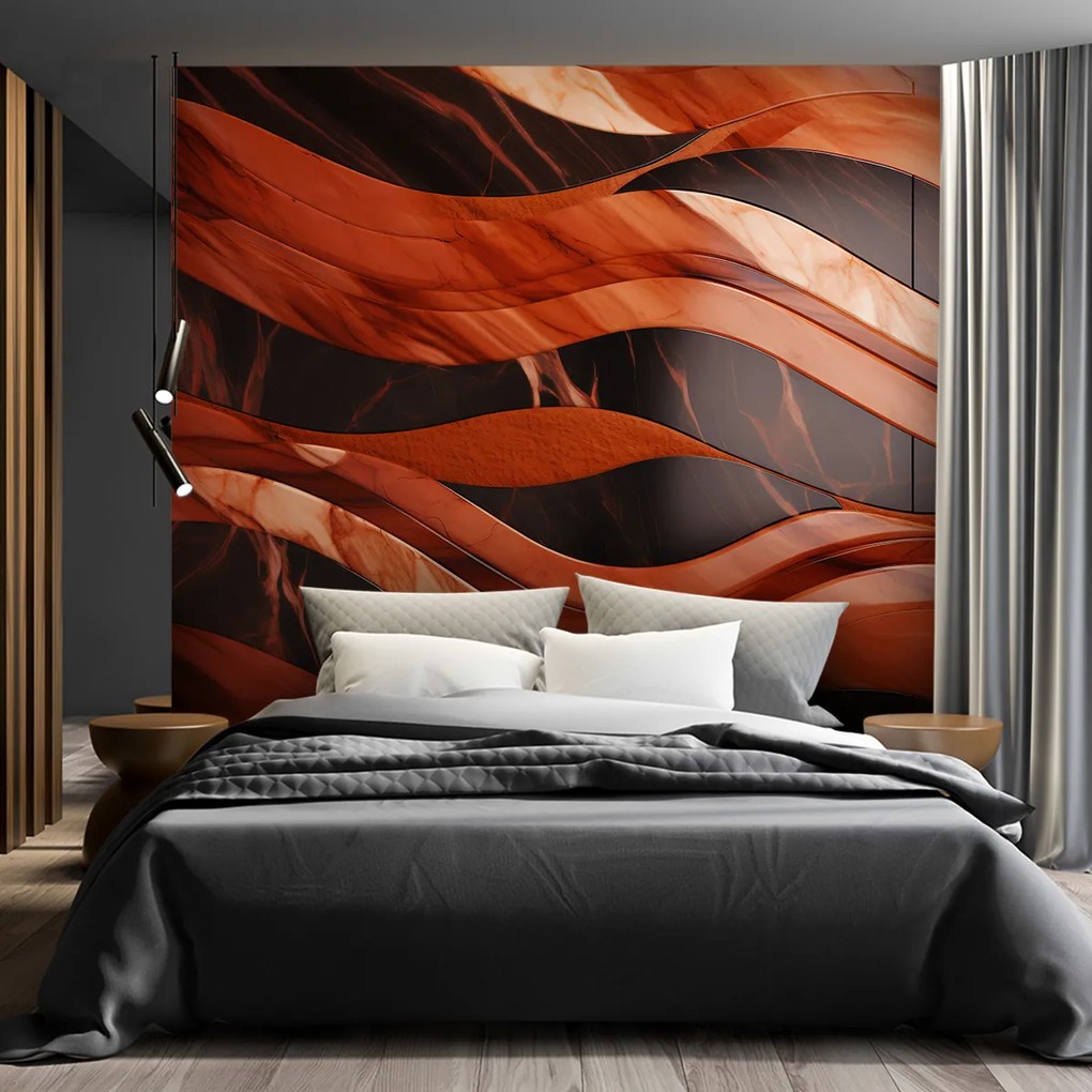 Gario Fotótapéta Hullámok márványon Anyag: Vlies, Méret: 250 x 175 cm