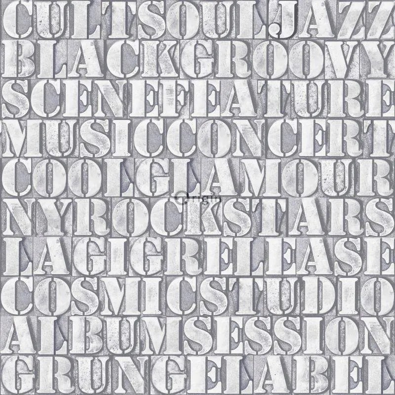 Flizelin Tapéta Feliratokkal A Teljes Felületen