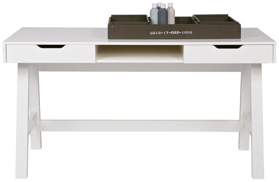 Nikki fehér íróasztal - WOOOD