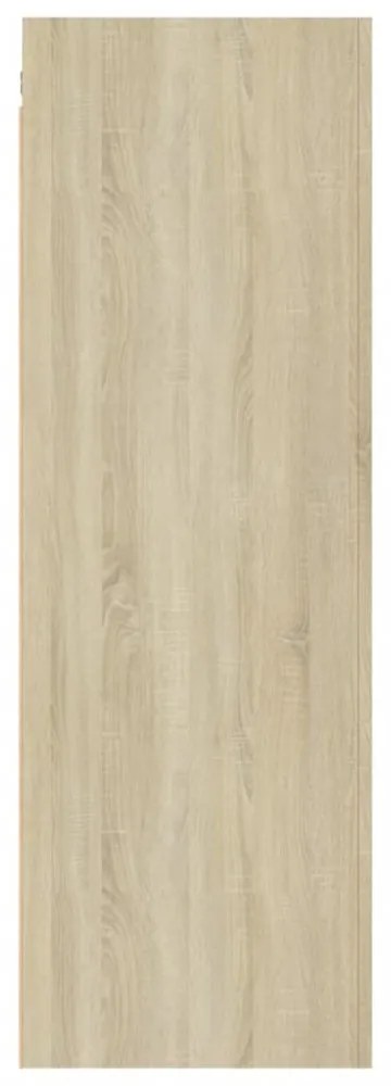 2 db sonoma tölgy szerelt fa TV-szekrény 30,5x30x90 cm