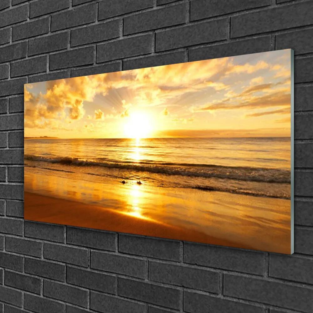 Üvegkép Sea Sun Landscape 120x60cm