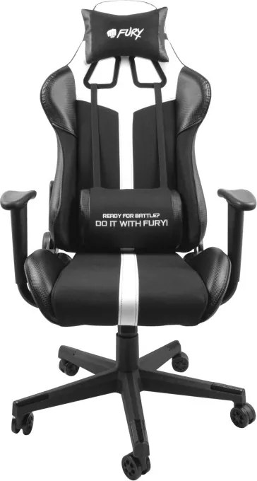 Fury Avenger XL gamer szék, fekete-fehér