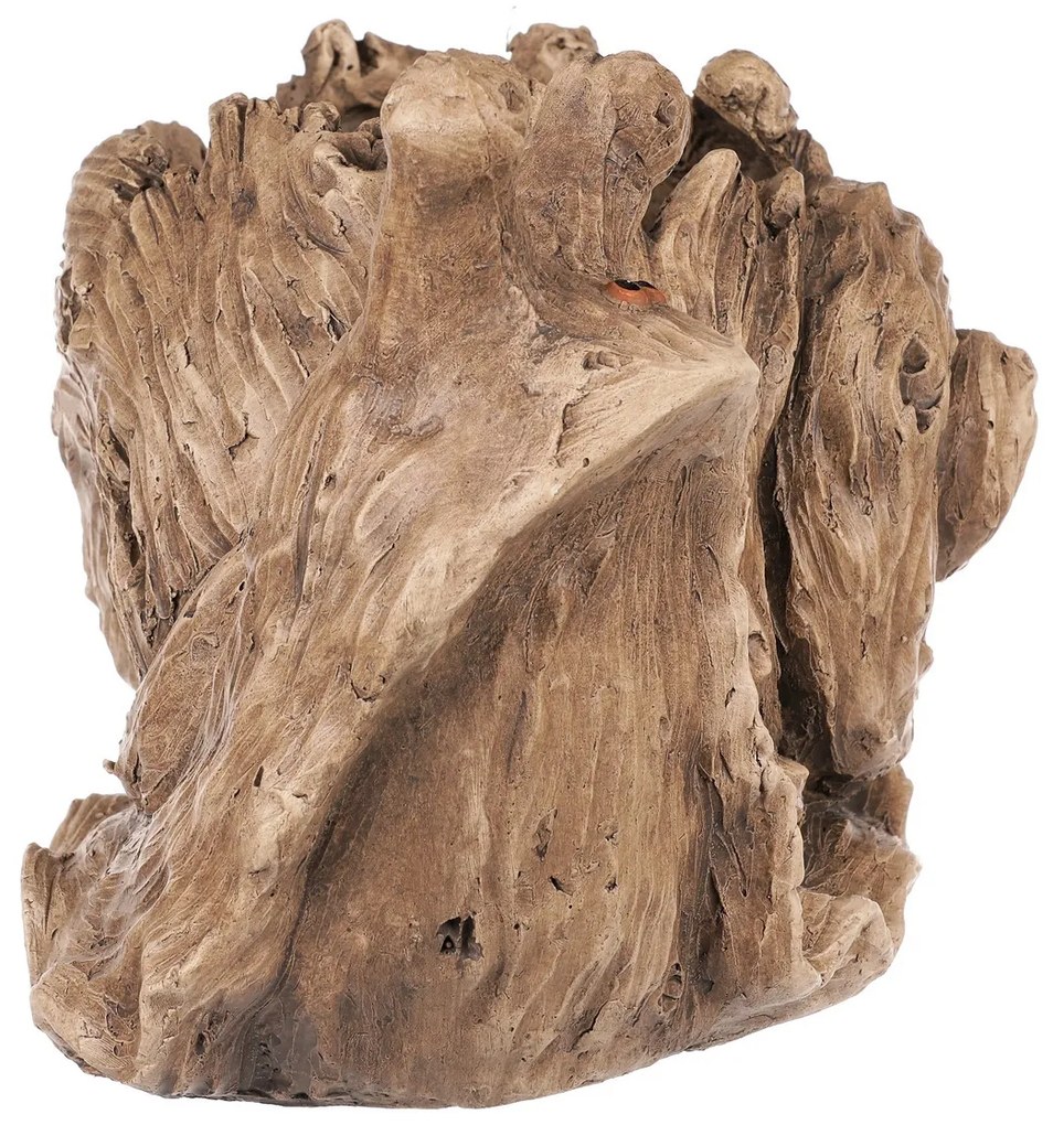 Csiga virágtartó, 39 x 23 x 22 cm, Mgo