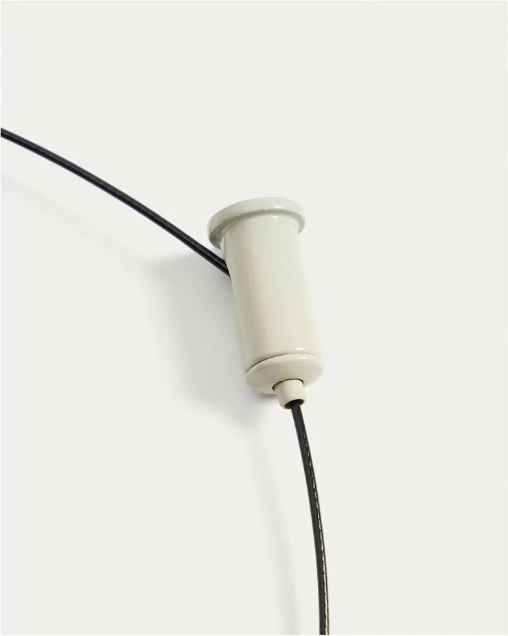 Világosszürke LED dimmelhető mennyezeti lámpa fém búrával ø 16 cm Porte – Kave Home