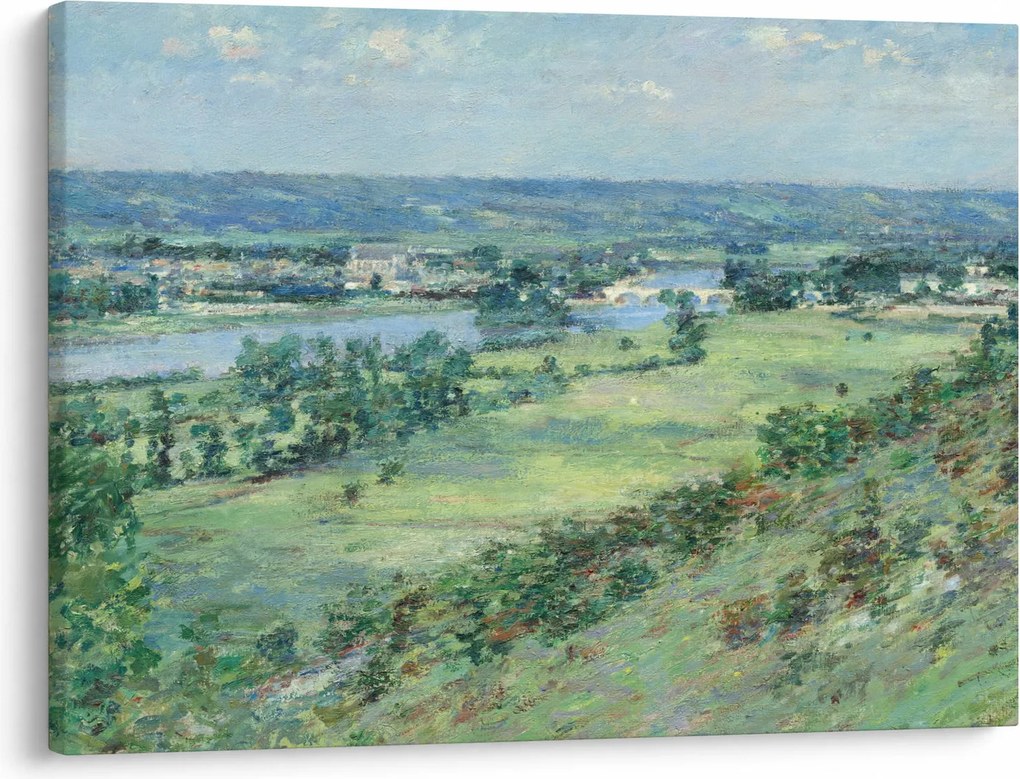 Kép - Theodore Robinson, The Valley of the Seine, From the Hills of Giverny, reprodukciók (70x50 cm)