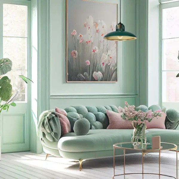 Brilagi - Csillár zsinóron FLAMENGO 1xE27/60W/230V zöld