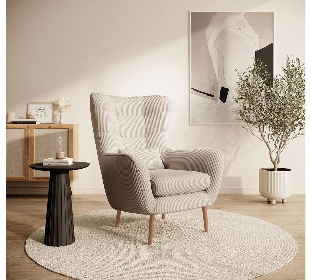 Fotel Veneza 2 (bézs + bükk). 1099286