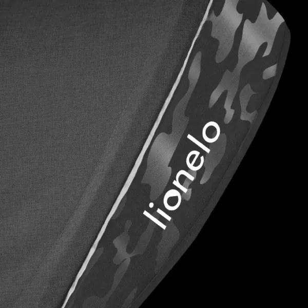 Lionelo - Gyerek háromkerekű HAARI szürke/fekete