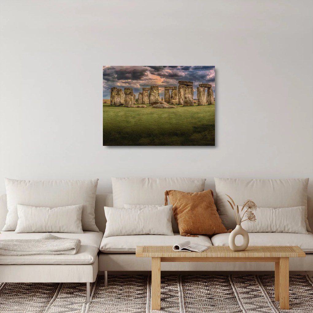 Stonehenge képe (üvegen) (70x50 cm)