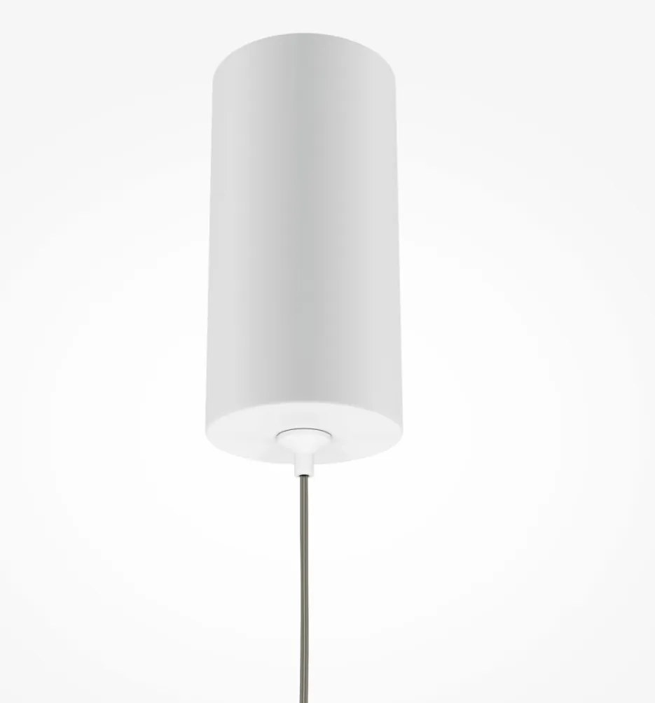 MAYTONI MOD157PL-L6W4K1 PRO SHADE Hengeres Függesztett Lámpa Fehér, Átlátszó LED IP20