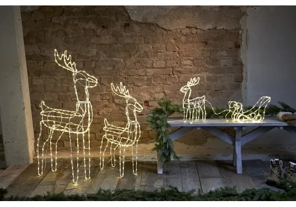 Eglo 411447 - LED Kültéri karácsonyi dekoráció TUBY DEER 158xLED/0,06W/5/230V IP44