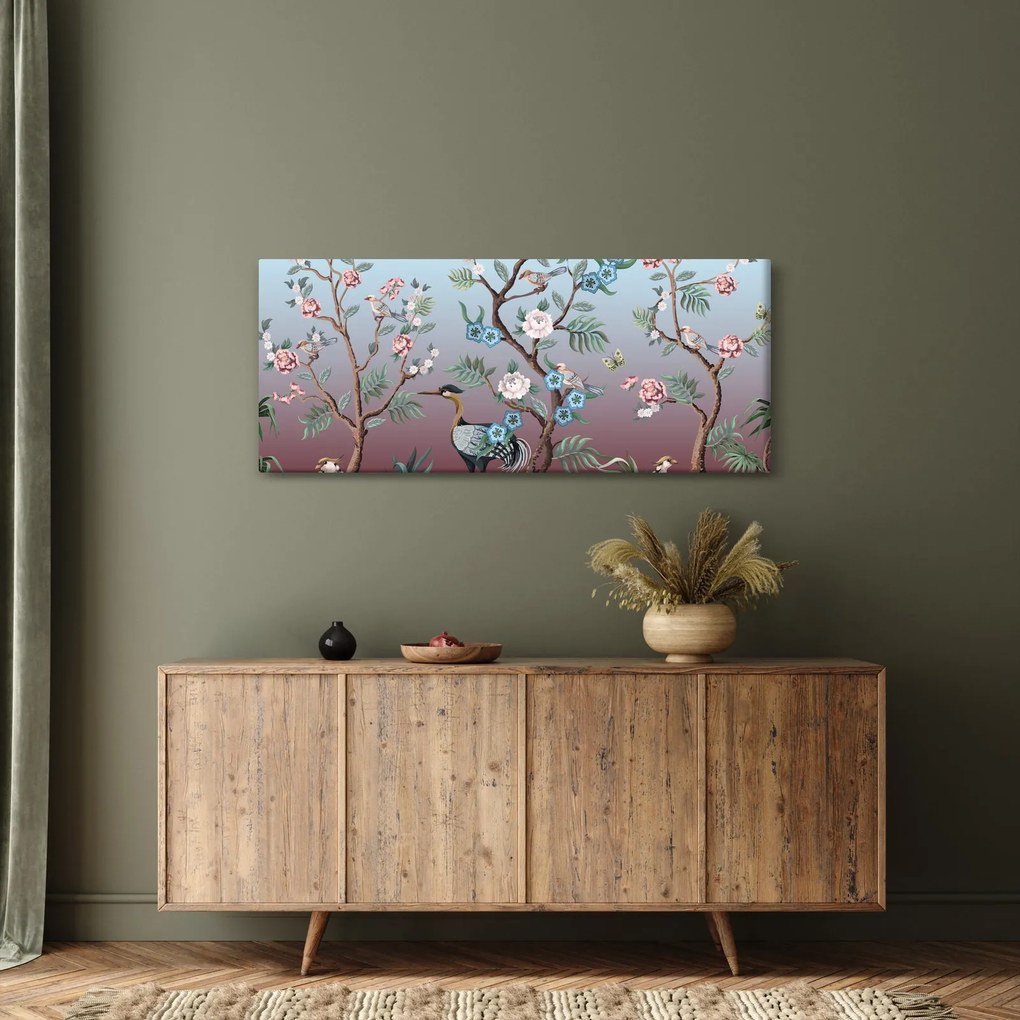 Kép - madár park (120x50 cm)
