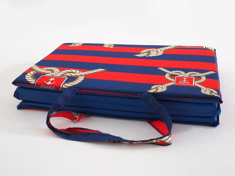 Napozószivacs HAJÓKÖTÉL 137x49 cm, piros