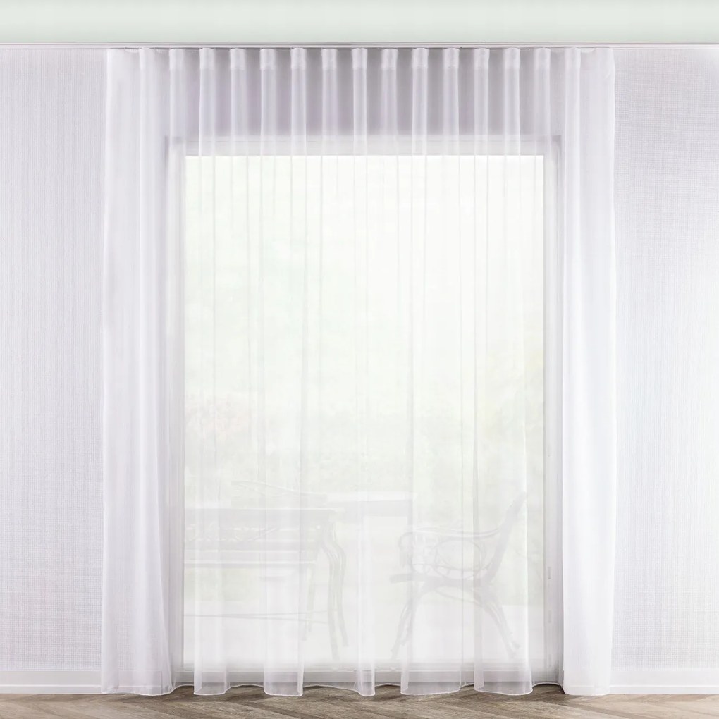 Kész szalagfüggöny wave fátyol 300x245cm fehér