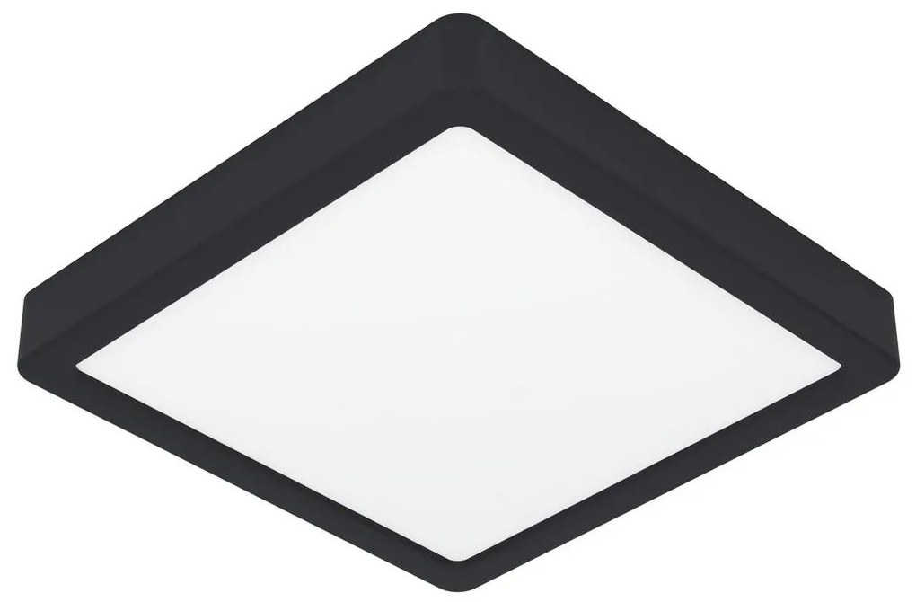 Eglo Eglo 900644 - LED Fürdőszobai mennyezeti lámpa FUEVA LED/17W/230V IP44 fekete EG900644