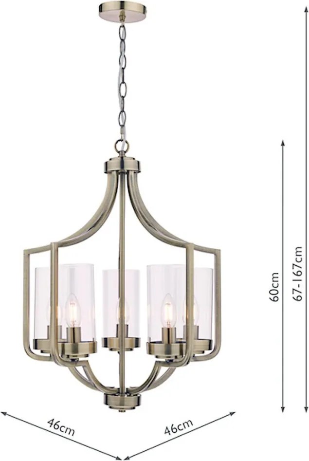 Laura Ashley Joseph 3713708-Q Csillár 5x40W/E14 IP20