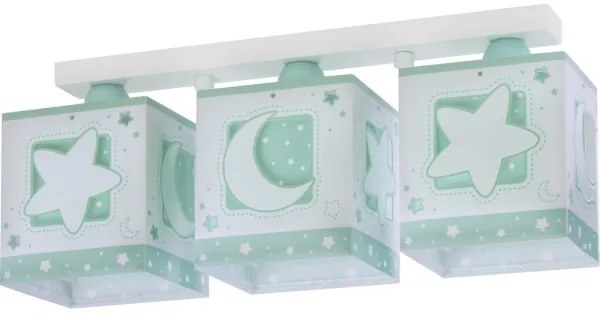 Dalber D-63233NH - Gyerek mennyezeti lámpa MOONLIGHT 3xE27/60W/230V