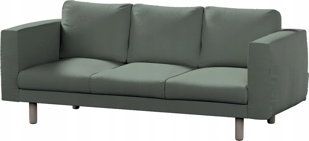 Norsborg 3 személyes kanapé huzat Ikea zöld bukla