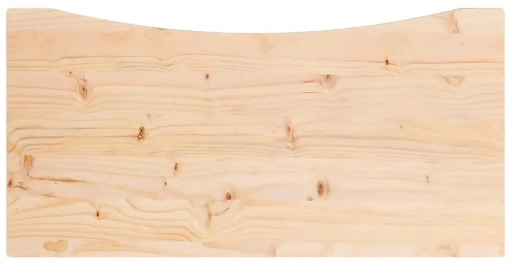 tömör fenyőfa asztallap 80 x 40 x 2,5 cm