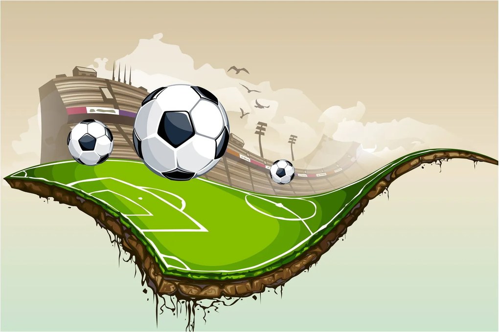 Kép - futballpálya (90x60 cm)
