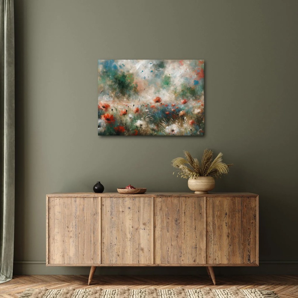 Kép – Pipacsmező absztrakciója (70x50 cm)