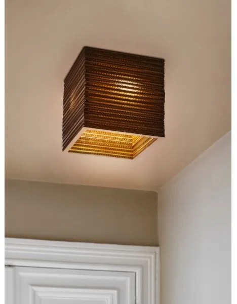 Ledvance - Mennyezeti lámpa DECOR CARDBOARD 1xE27/15W/230V 25x25 cm