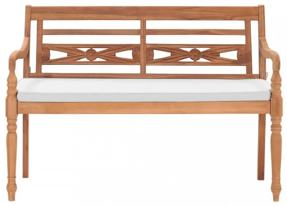 tíkfa Batavia pad párnákkal 120 cm