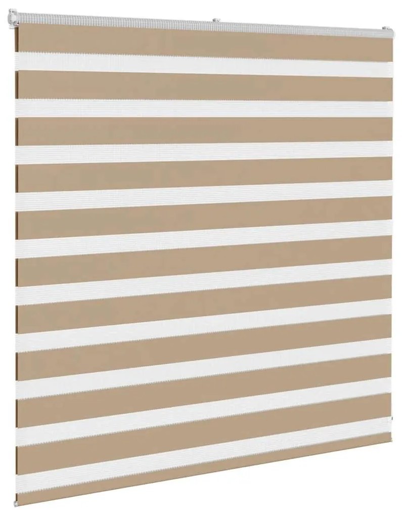zebrafüggönnyel homokbarna szövetszélesség 135,9 cm poliészter