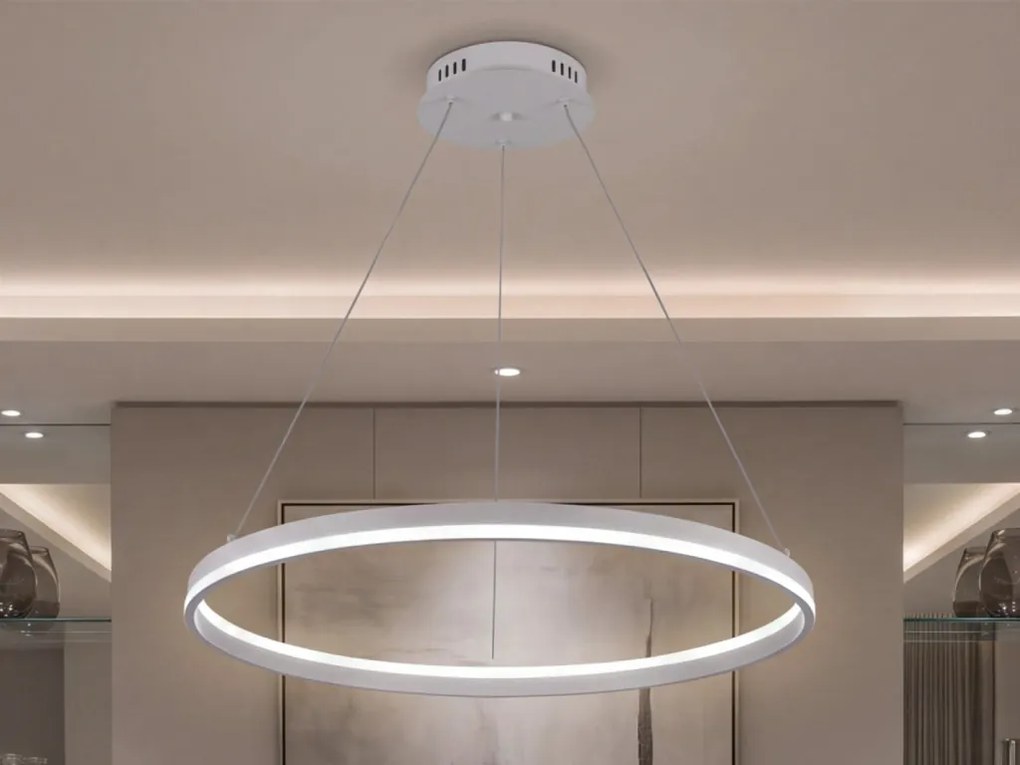 LED függesztett lámpa + távirányító 80 W – J4393/W