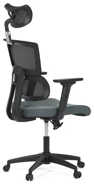 Szürke hálós irodai szék hintamechanikával. KA-B1025 GREY
