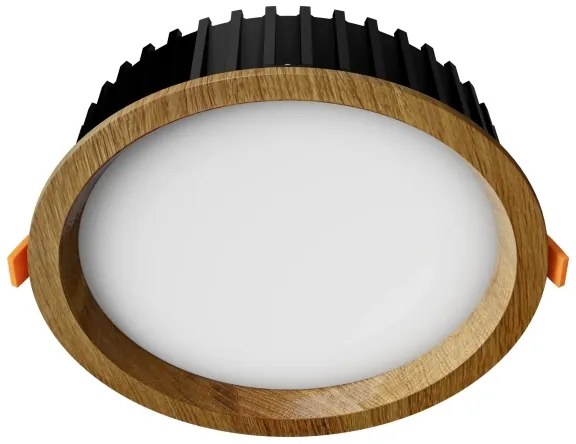 APLED - LED Lámpa RONDO WOODLINE LED/12W/230V 3000K átm. 20 cm tölgy tömör fa