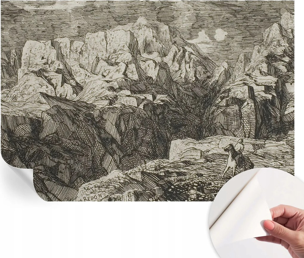 Öntapadós Dekoratív Fotótapéta Hálószobába Hegyi táj 152x104 cm