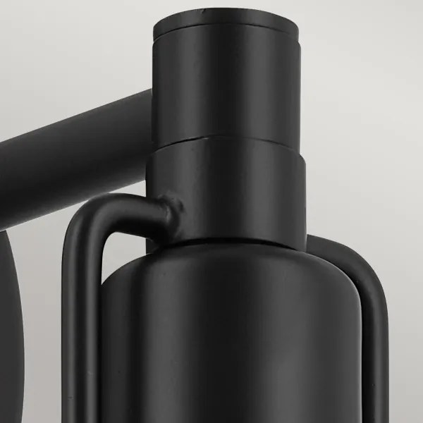 Kichler KL-NIVA-1W-1P-BK - Fali lámpa NIVA 1xE27/40W/230V fekete