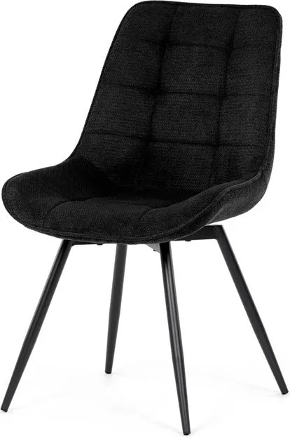 Étkezőszék fekete, szövet anyag HC-T1130 BK2