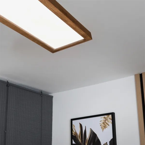 Brilagi -LED Fürdőszobai világítótest WOODY FRAME LED/40W/230V 120x30 IP44 tölgy cseresznye