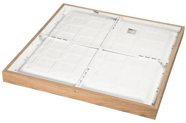 Brilagi-LED Dimmelhető lámpa WOODY FRAME LED/50W/230V tölgy 60x60 cm IP44 + távirányító