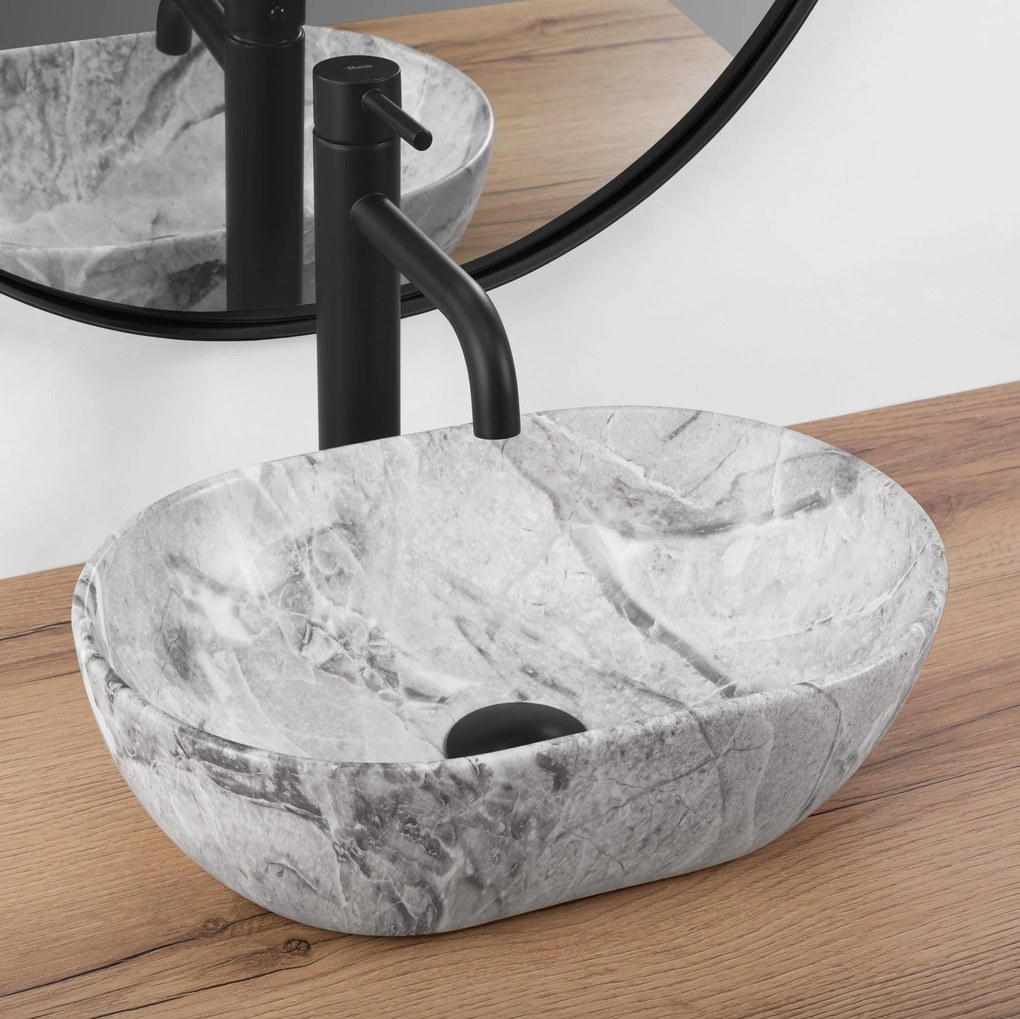 Pultos mosdókagyló Rea AMELIA MINI STONE MATT