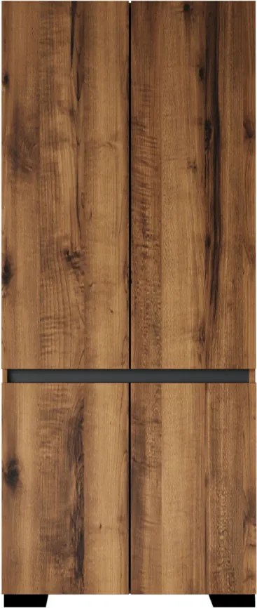Floransa gardróbszekrény, dió, 90 cm – TR469ORN1111